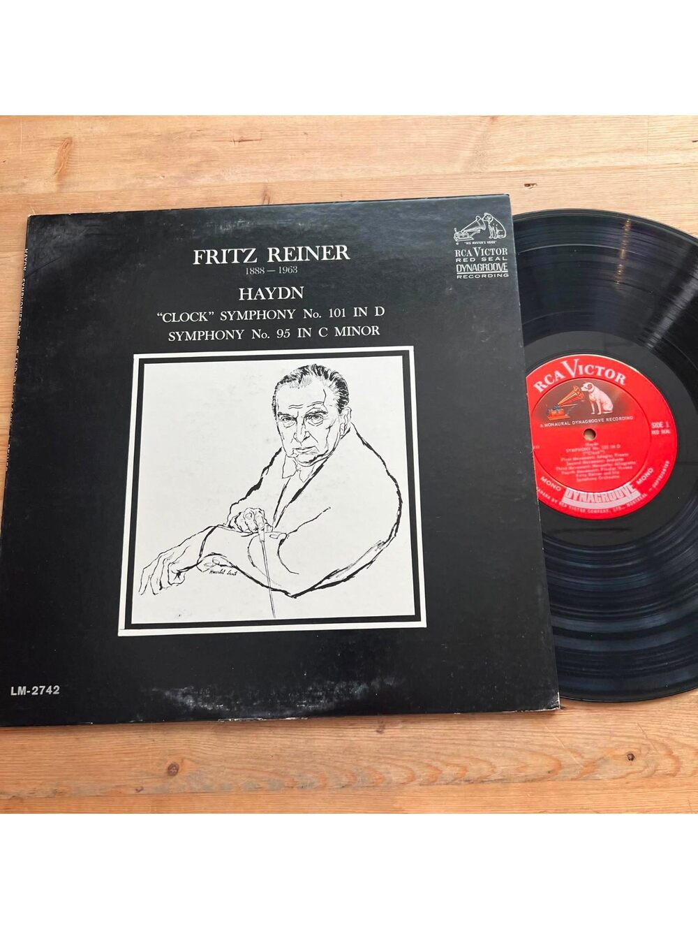 Fritz Reiner - Haydn Clock Symphony No. 101 in D 33rpm VG+ VR20